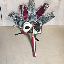 Mask Court Jester Mask Halloween Or Venetian Carnival Masquerade Ball
