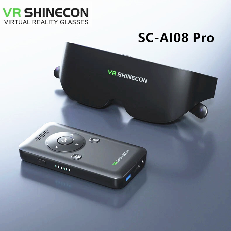 VR SHINECON SC-AI08 Pro XR AR Glasses 3D Smart VR Giant Screen
