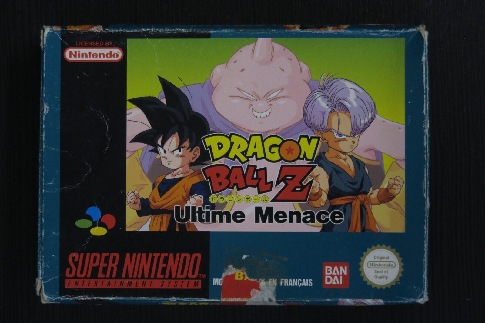 Dragon Ball z Ultime Menace complet SNES super nes nintendo PAL FR