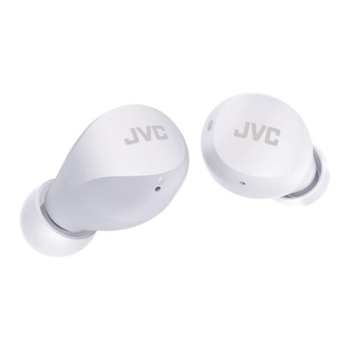 JVC WHITE GUMY MINI TRUE WIRELESS EARBUDS WATERPROOF IPX4 23 HOURS BATTERY - Picture 2 of 7