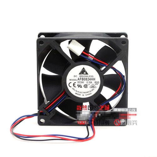 Ventilateur De Refroidissement 24V 80x80x25mm - Modèle DFB0824H 0.12A - Pour Alimentation/Cartes - Neuf