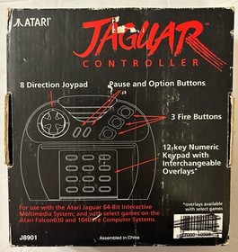 Atari Jaguar Joystick Controller Gray Button J8901 New in Box Fast Ship