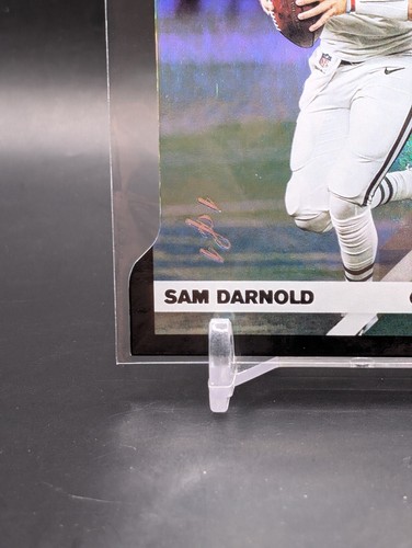 2019 Panini Donruss Press Proof Sam Darnold Black Die-Cut 1/1 - Picture 3 of 3