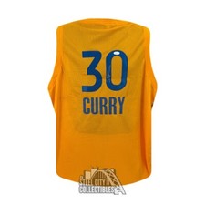 Stephen Curry Autographed All Star Custom Gold Basketball Jersey - JSA