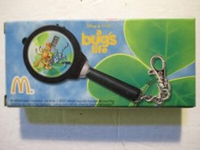 Vintage Disney McDonalds 1998 A Bugs Life Clip Tock Watch Bug Eye Spy Pop Topper