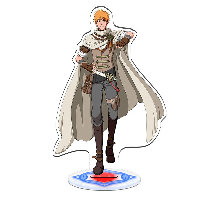 Anime BLEACH Kurosaki Ichigo Fashion Desktop Stand HD Figure Collection Gift #15