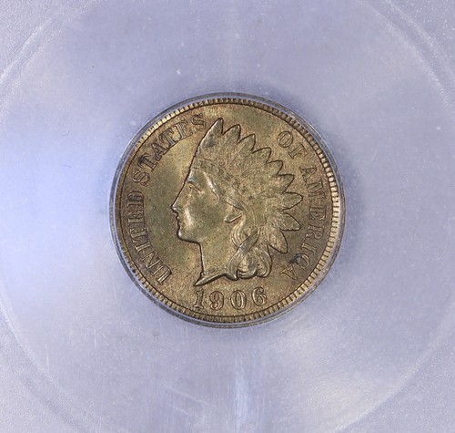 1906 Indian Cent 1c ICG MS64 RB - Picture 3 of 4