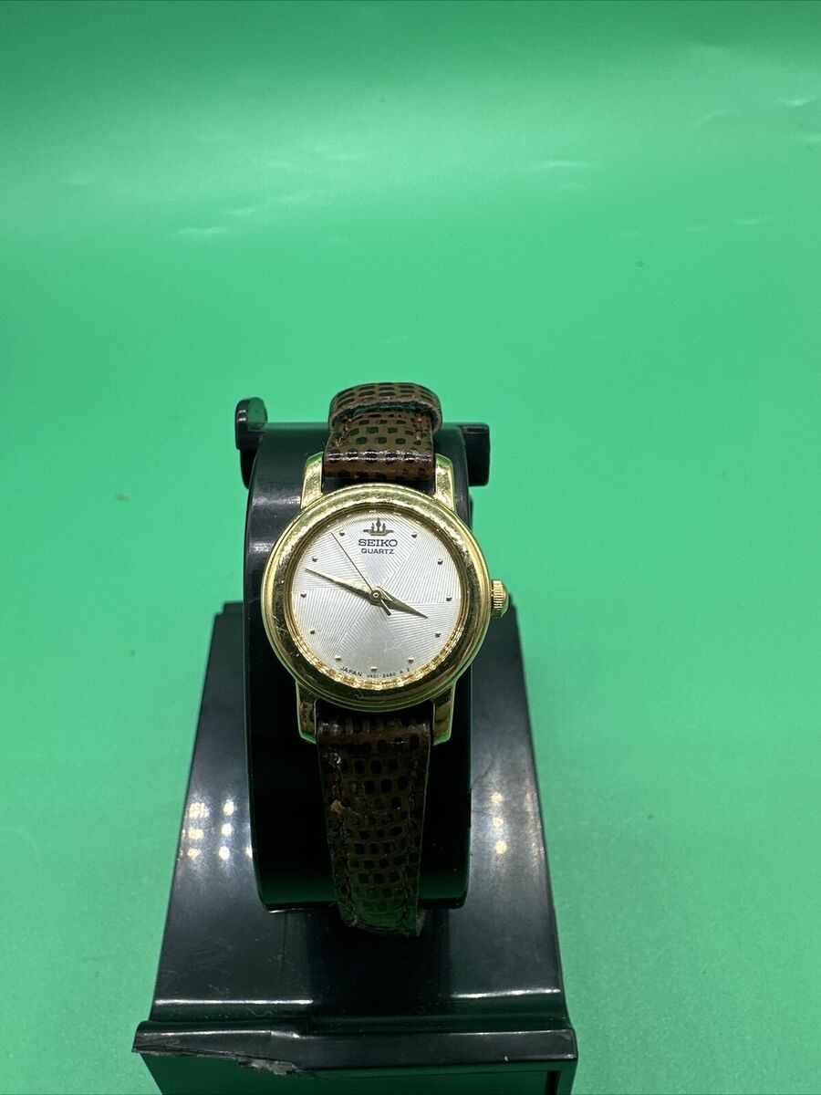 Vintage Ladies Seiko V401-0930 Gold Tone Quartz Watch New Vintage Ladies Seiko V401-0930 Gold Tone Quartz Watch New