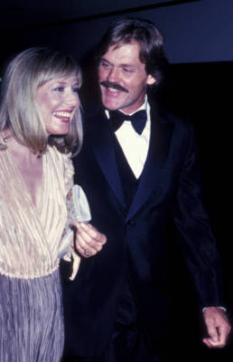 Karen Grassle & John Beck at the party forEmmy Awards at the - 1981 Old Photo 5