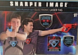 Sharper Image Electronic Laser Tag Two-Player Set W/Infrared Technology BrandNew | eBay