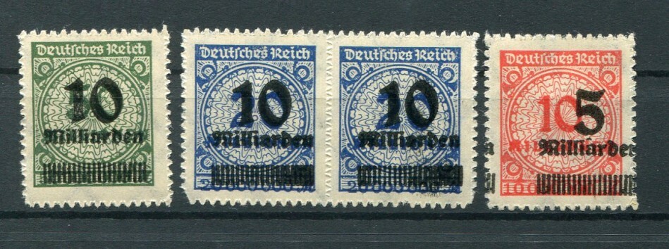 Dr-Infla 335/37B HT Basket Lid Crack** MNH Mint 100EUR (Z5349