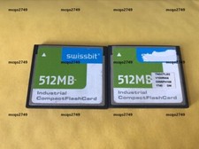 2PCS Swissbit 512MB industrial CompactFlash CF Memony Card