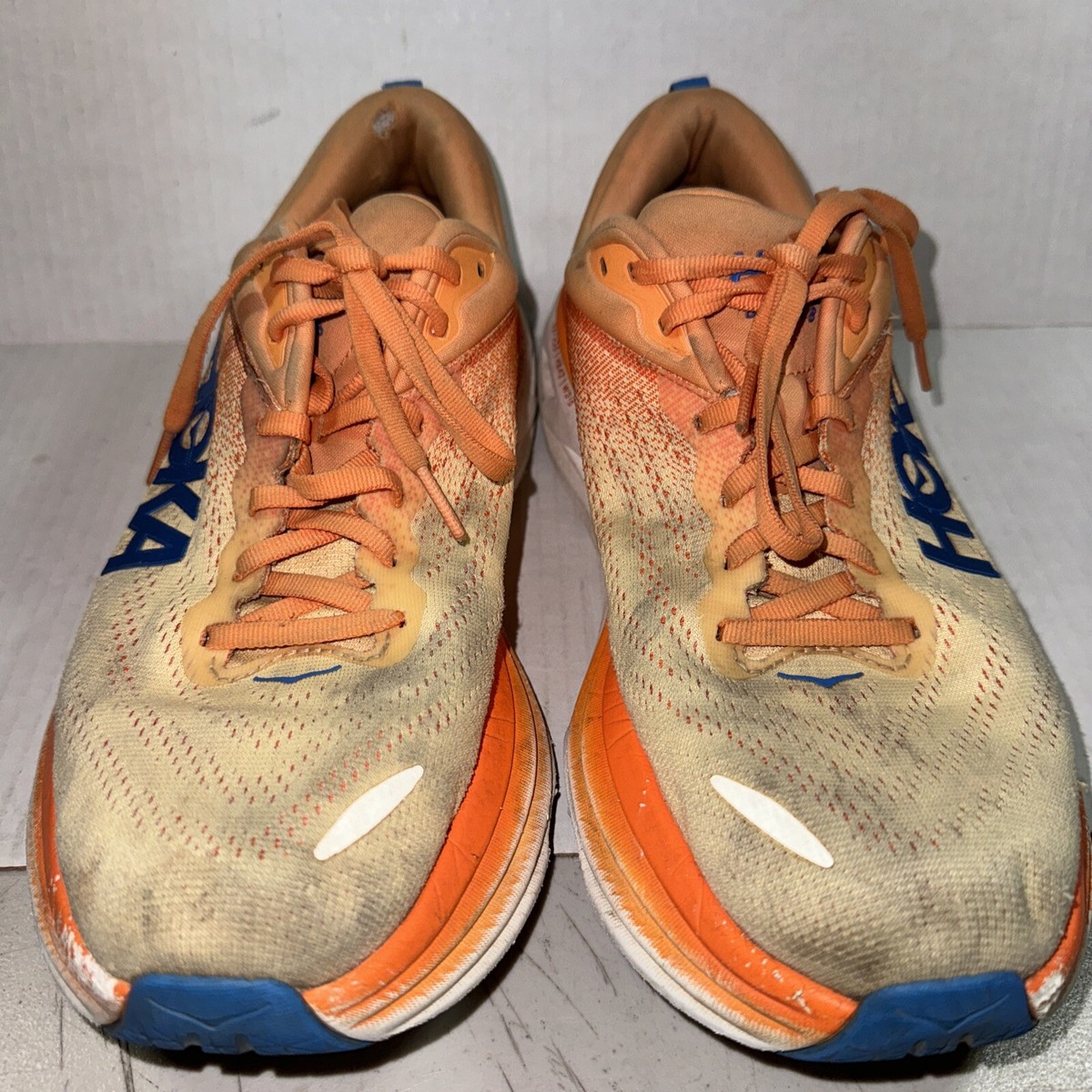 Hoka One One Bondi 8 Mens Size 10.5 D Sharkskin Harbor Mist