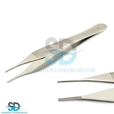 "Adson Tissue Tweezer 12cm – Medical Surgical Cotton Dressing Pick Artery Forcep