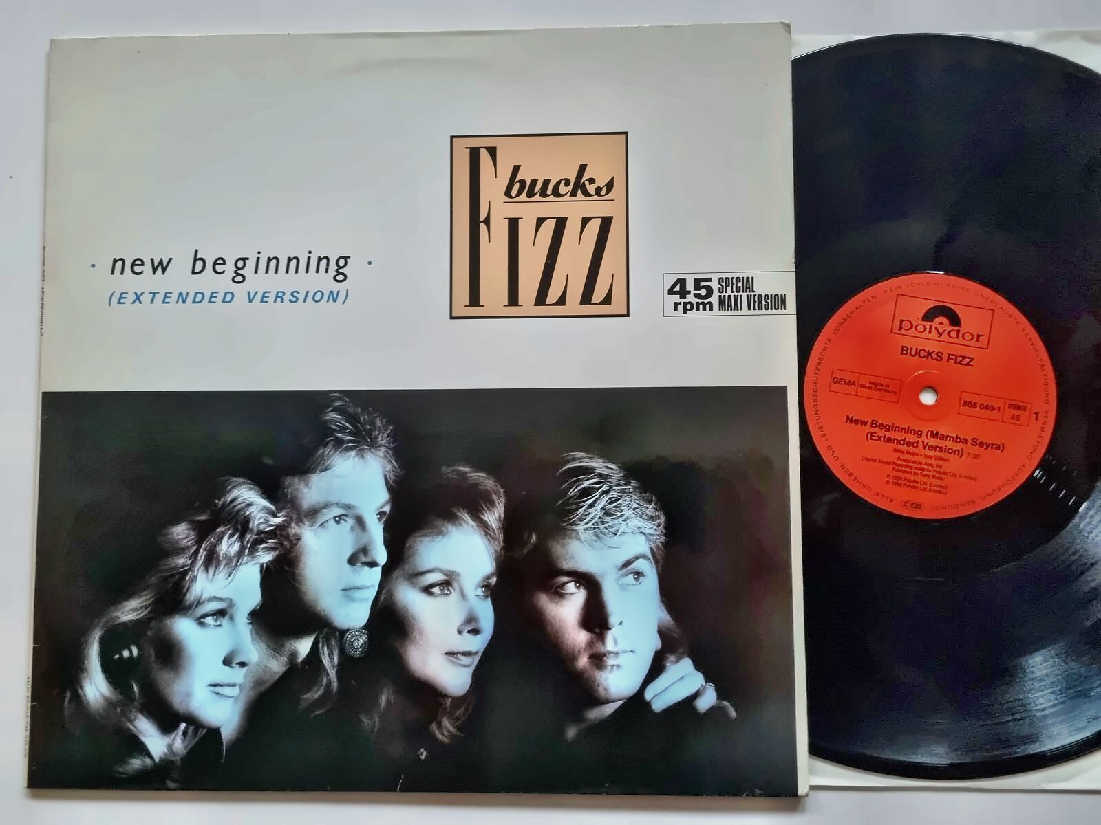 Bucks Fizz - New Beginning (Mamba Seyra) 12'' Vinyl Maxi Germany