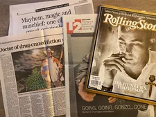 Rolling Stone #970 Hunter S Thomson TRIBUTE + UK newspaper obits SIXTIES GONZO