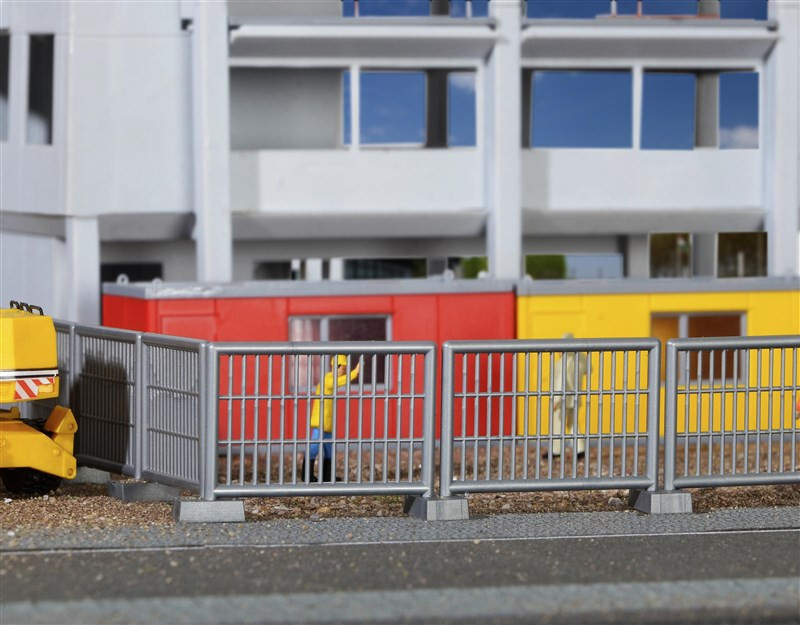 H0 Bauzaun, Modellwelten Bausatz 1:87, Kibri 38649