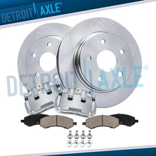 Front Disc Brake Rotors Brake Calipers Brake Pads Kit for Dodge Ram 1500 Classic