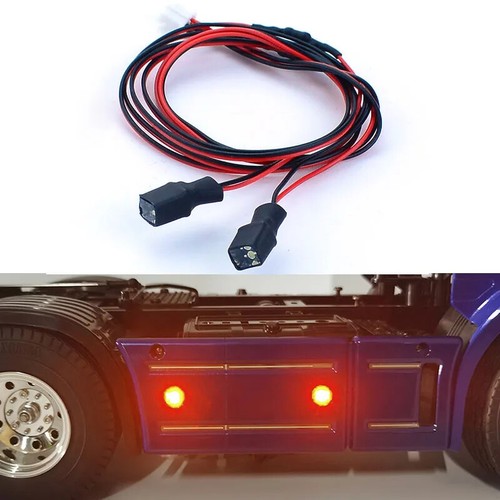 3V Position Lights Decorate Side LED Lamp for 1/14 Tamiya RC Truck SCANIA Car - Picture 1 of 16