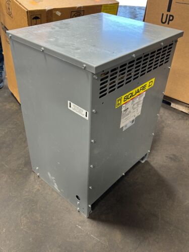 30kVA Square D EX30T3008HCT Dry Type Transformer 208V Pri 240V Sec 3Ph 60Hz New - Picture 7 of 10
