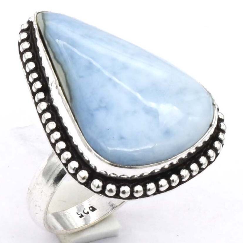 Owyhee Opal Ethnic Handmade Ring Jewelry US Size-9.5 R 526