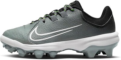 Nike Women's Hyperdiamond 4 Pro Molded Softball Cleats BLACK | WHITE | GRAY SZ 9