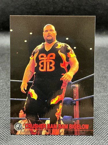 CRUSHER BAM BAM BIGELOW NEW JAPAN PRO WRESTLING Card NJPW TCG BANDAI Japan 1998 - Picture 6 of 12