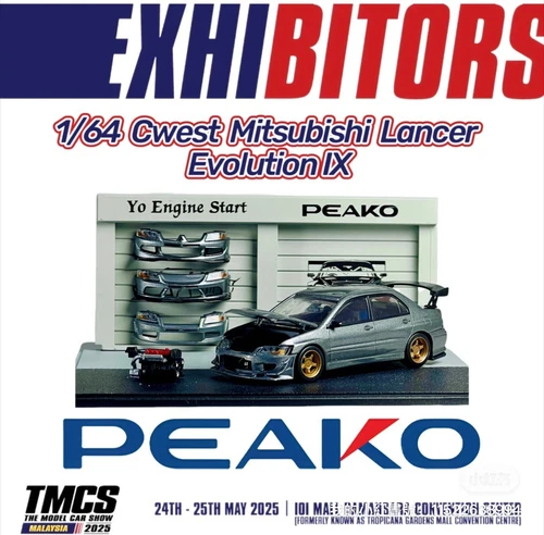 1/64 YES X Peako Mitsubishi Lancer Evolution IX CWEST TMCS Special