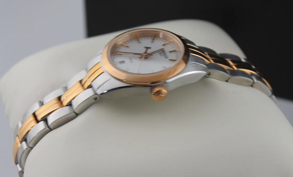 Женские маленькие кварцевые часы T101.010.22.111.01 Tissot PR 100 цвет розового золота - Изображение 3 из 4