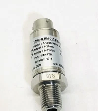 GP:50 # 1003.B-RM.7-CA/FJ/MR PRESSURE TRANSDUCER RANGE 0-1000 PSIG OUTPUT: 4-20m