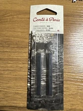 Conte A Paris Sketching Crayons pack of 2 - black ref 42673