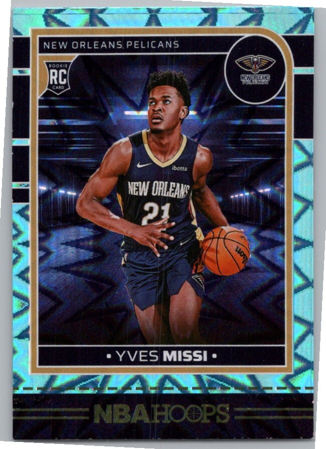 2024-25 Panini NBA Hoops -Rookies Teal Explosion #251 Yves Missi (RC) - W83