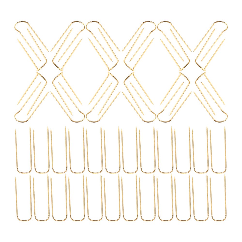 50 U-shaped Knitting Pins for Easy Sewing and Blocking
