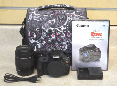 Canon EOS Rebel SL1 Digital SLR Camera w/ 18-55mm Lens *Pre-owned* FREE SHIPPING