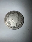 1907-O Barber Silver Quarter New Orleans Mint