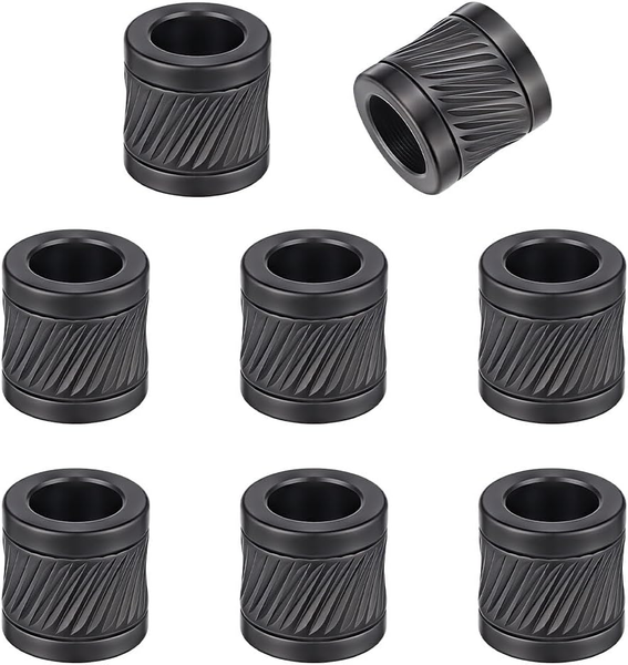 Unicraftale 8 StüCk Paracords Perle 10Mm Durchmesser Edelstahl SäUlen Abstandsha-image