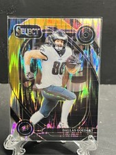 2024 Select Dallas Goedert Club Level Black And Gold Shock Prizm