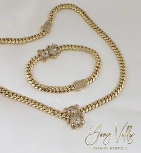 Authentic The Golden Ursine Sovereignty Choker and Bracelet Set