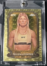 2025 Topps Chrome UFC Manon Fiorot Allen & Ginter Superfractor 1/1 One Of One