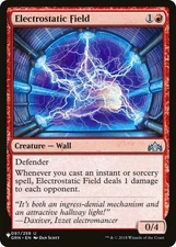 1 x Electrostatic Field - Mystery Booster / The List - Light Play - MTG