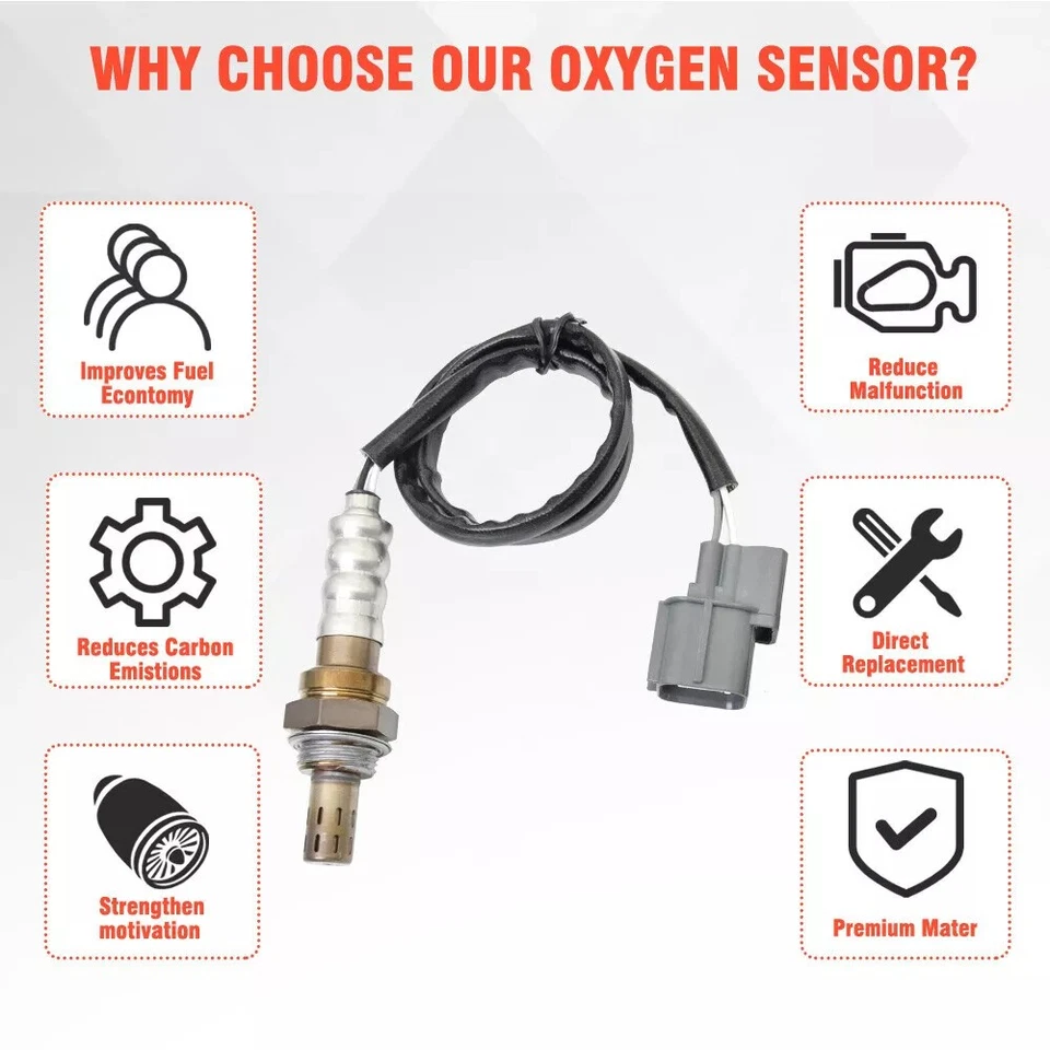 Sensor de oxígeno aguas arriba/aguas abajo para Honda Odyssey Pilot 2005 2006 3,5 L V6 4 piezas Foto 3 de 4