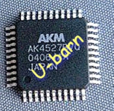 AKM AK4527BVQ QFP-44  HIGH PERFORMANCE MULTI-CHANNEL AUDIO CODE USA ship #lk