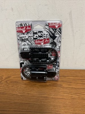 BILTWELL Mushman Foot Pegs - Standard - Black Electroplated 7002-201-04