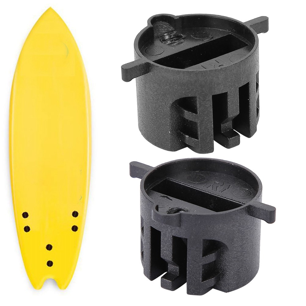 6pcs Plastic Cup Plug Surfboard Round Surf Fin Plug G5 Box Fin Plug & Screw LW