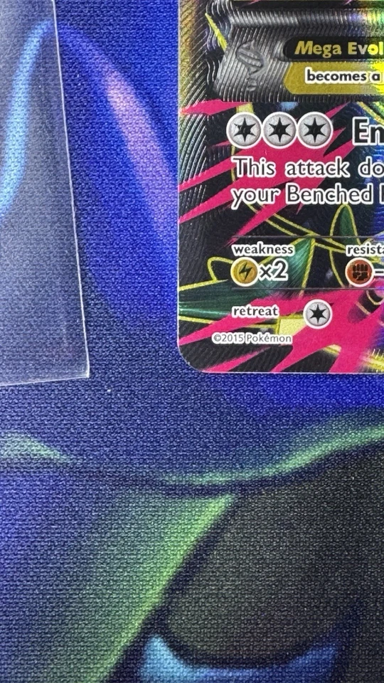 Pokémon TCG Rayquaza EX 卡 LP Full Art Holo 罕见 105/108 XY Roaring Skies — 第 3/4 张图片