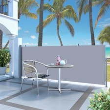 Side Awning Blind Patio Retractable Sun Shade for Garden/Balcony/Terrace ST