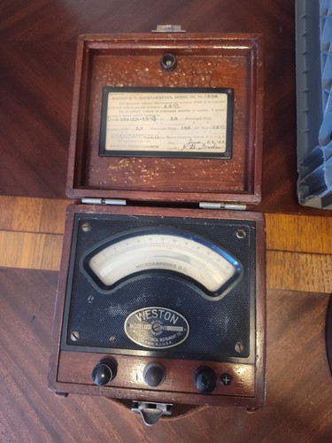 Antiguo Voltímetro Weston Voltímetro Probador Modelo 322 - Imagen 1 de 6