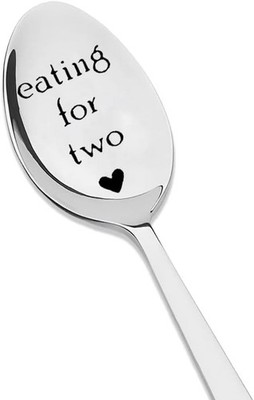 Pregnancy Gifts for First Time Moms Eating for Two Spoon for Soup Cereal