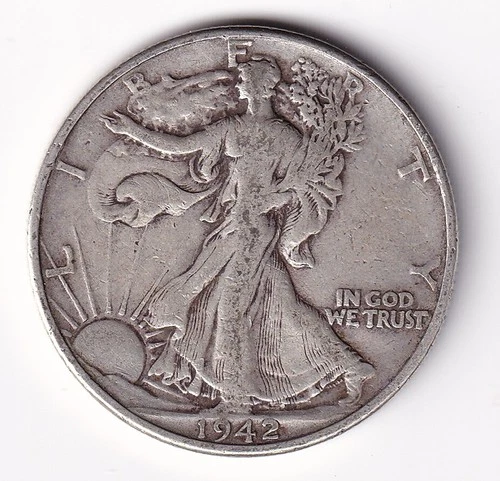 1942 P Walking Liberty Half Dollar 90% Silver  n.228