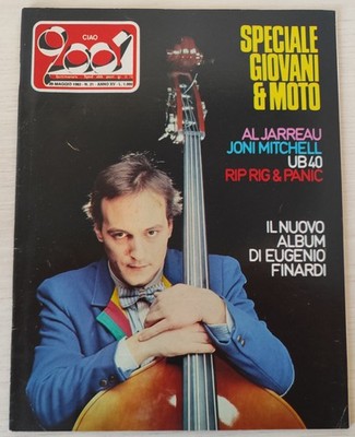 CIAO 2001 n.21 1983 eugenio finardi inserto giovani e moto